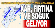 Meteoroloji’den Denizli’ye fırtına ve çığ uyarısı