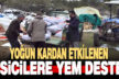 Kardan zara gören besicilere yem desteği