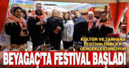Beyağaç Kültür ve Tarhana Festivali başladı