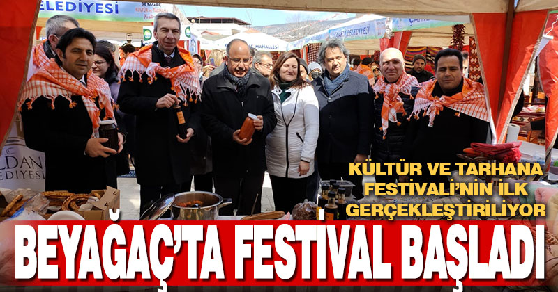 Beyağaç Kültür ve Tarhana Festivali başladı