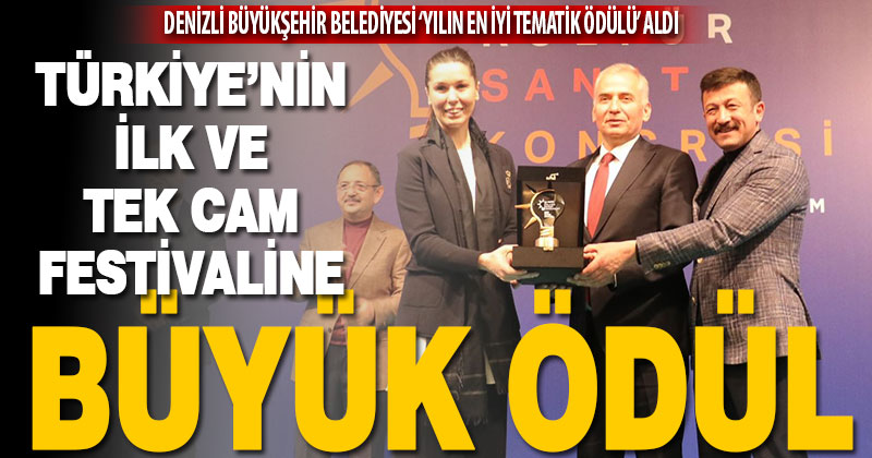 “Yılın En İyi Tematik Etkinlik Ödülü” Büyükşehir’e