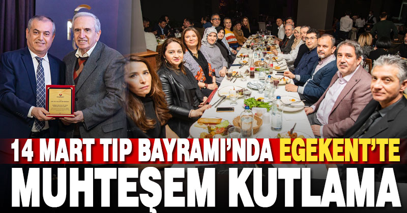 Özel Egekent Hastanesi, 14 Mart Tıp Bayramı’nda sağlık çalışanlarını özel gecede ağırladı