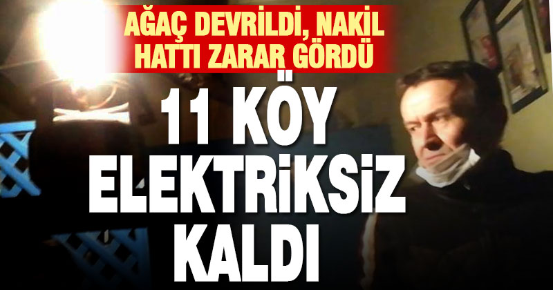 Acıpayam’da 11 köyü etkileyen elektrik kesintisi mağduriyet yarattı