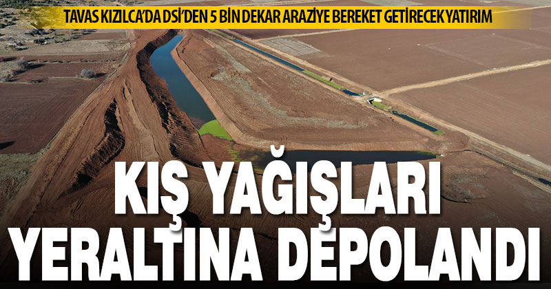 DSİ’den Kızılca’ya yeraltı suyu yatırımı