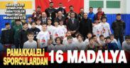 Pamukkale Belediyesporlular 16 madalya kazandı