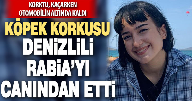 Köpek korkusu Denizlili Rabia’yı canından etti