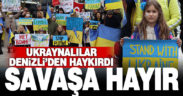 Ukraynalılar, Rusya’nın Ukrayna’ya saldırısını protesto etti