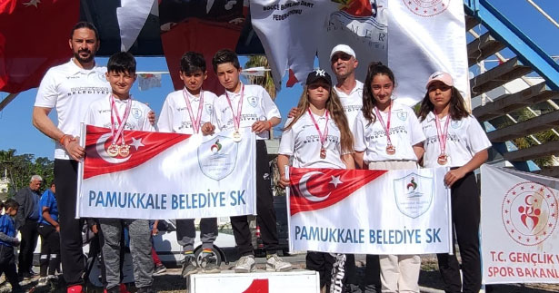 Pamukkale Belediyespor’dan 13 madalya