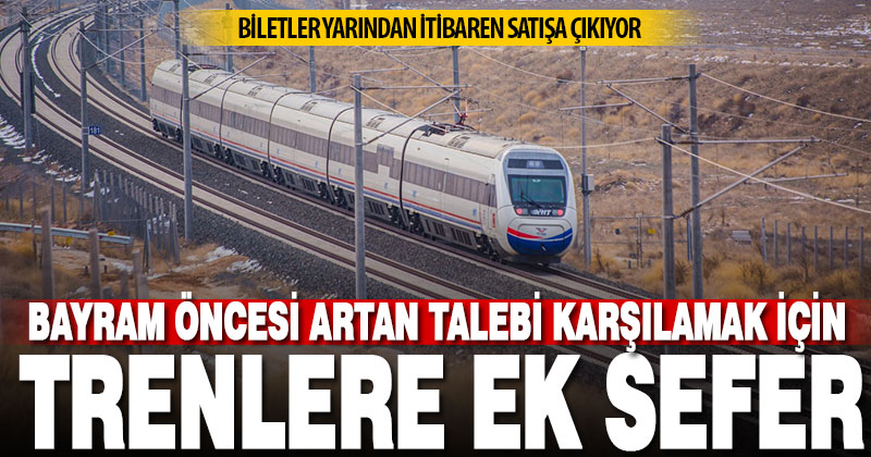 Pamukkale Ekspresi ve İzmir trenine bayram nedeniyle ek sefer