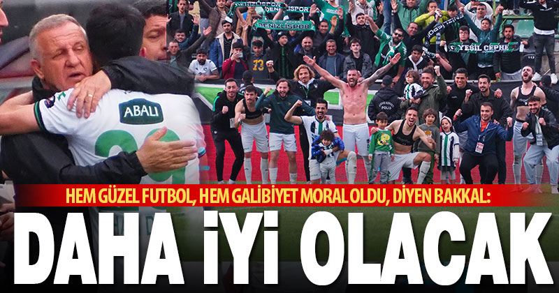 Denizlispor Teknik Direktörü Mesut Bakkal: Büyük bir moral kaynağı oldu