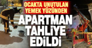 Sümer’de ocağın açık unutulduğu evden çıkan dumanlar paniğe neden oldu