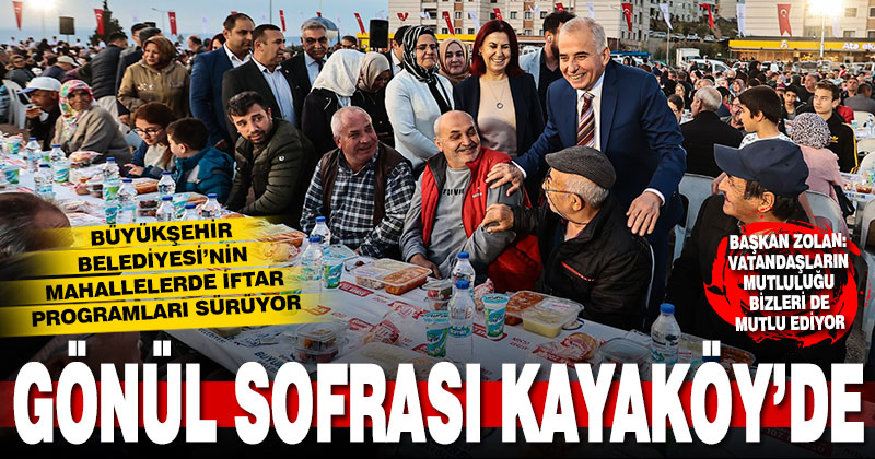 Büyükşehir’in gönül sofrası Kayaköy’de