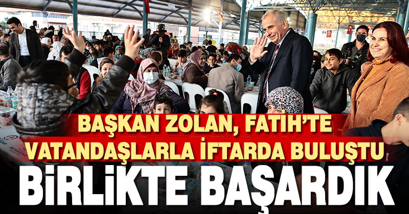 Büyükşehir gönül sofrası Fatih’te kuruldu