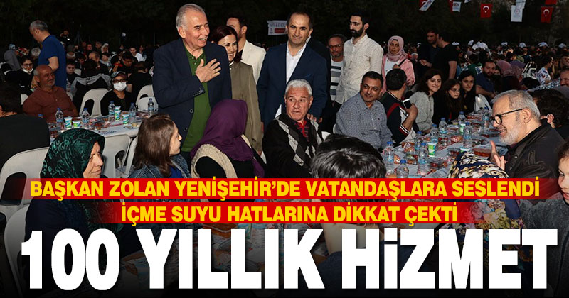 Büyükşehir iftar buluşmaları Yenişehir’de