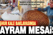 Ev baklavası için bayram mesaisi sürüyor