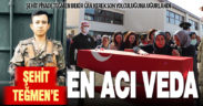 Şehit Teğmen Kerek, son yolculuğuna uğurlandı