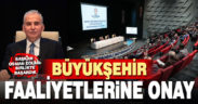 Büyükşehir 2021 Faaliyet Raporu kabul edildi