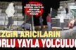 Gezgin arıcılar Acıpayam yaylalarına geldi