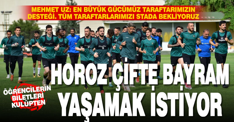 Denizlispor Gençlerbirliği maçını kazanıp çifte bayram yaşamak istiyor