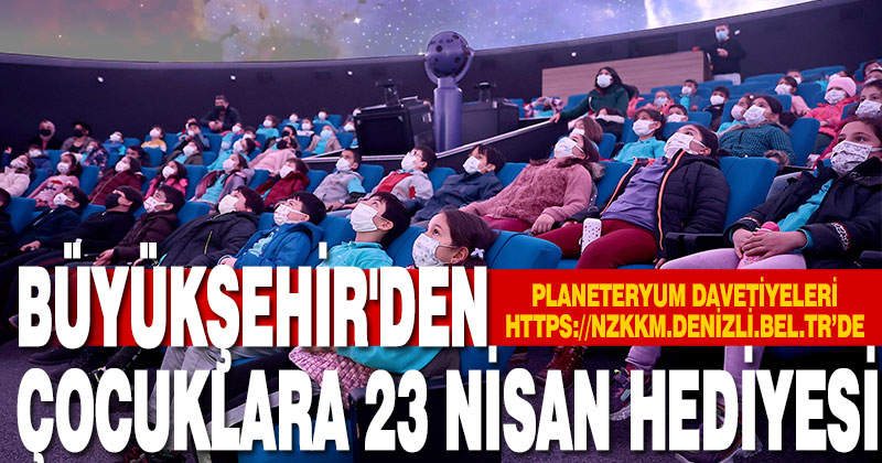 Büyükşehir’den çocuklara 23 Nisan hediyesi