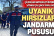 Çaldıkları motosikleti internetten satmaya çalışan hırsızlar jandarmaya yakalandı
