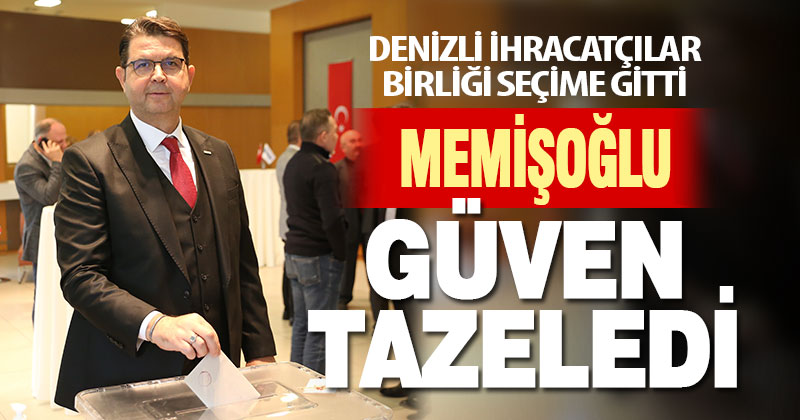 DENİB Başkanı Memişoğlu güven tazeledi
