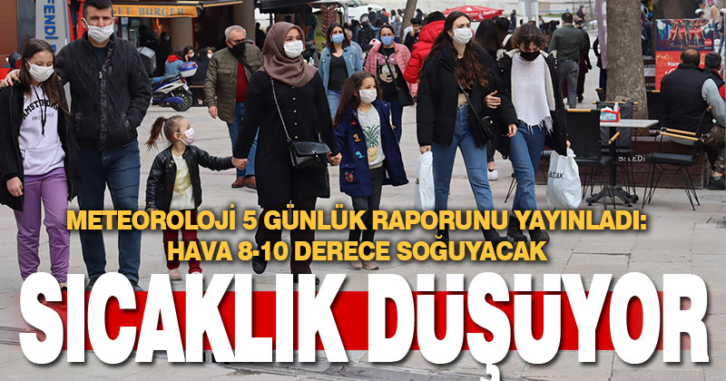 Denizli’de sıcaklık düşüyor