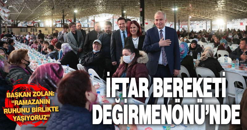 Denizli Büyükşehir Belediyesi’nin iftar bereketi Değirmenönü’nde