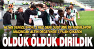 Denizlispor evinde İstanbulspor’u 4-3 yendi, altın değerinde 3 puan aldı