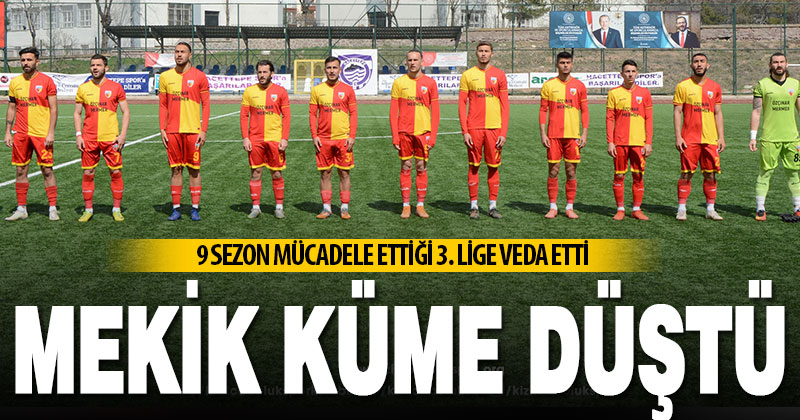 Kızılcabölükspor amatör lige düştü