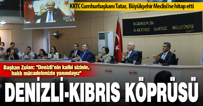 KKTC Cumhurbaşkanı Tatar, Büyükşehir Meclisi’ne hitap etti