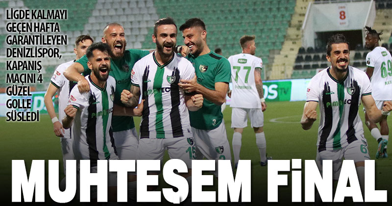 Ligde kalma rahatlığındaki Denizlispor Erzurum’u rahat geçti