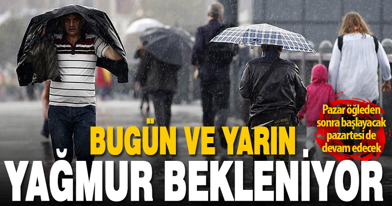 Denizli’de bugün ve yarın yağmur bekleniyor