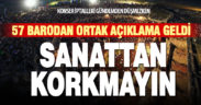 Denizli Barosu dahil 57 barodan ortak açıklama: Sanattan korkmayın