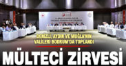 Vali Atik’in de katıldığı Düzensiz Göçle Mücadele Toplantısı Bodrum’da yapıldı