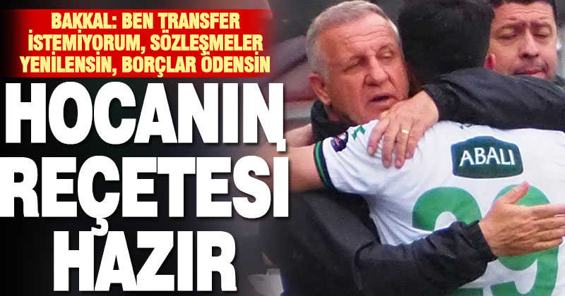Denizlispor, teknik direktör Mesut Bakkal’la yola devam etmek istiyor