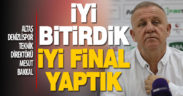 Altaş Denizlispor Teknik Direktörü Mesut Bakkal: İyi bitirdik, iyi final yaptık