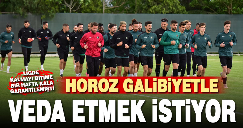 Denizlispor, sezonu galibiyetle tamamlamak istiyor