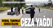 Denizli’de jandarmanın bayramdaki denetimlerinde 401 sürücüye ceza kesildi