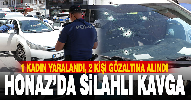 Honaz’da silahlı kavga: 1 yaralı, 2 gözaltı