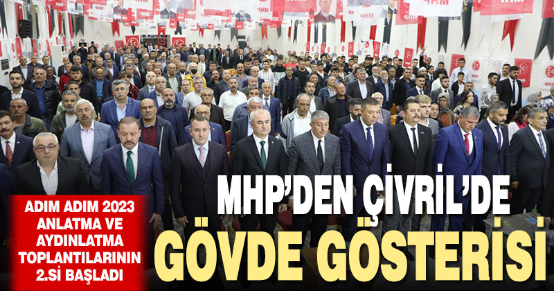 MHP’den Çivril’de gövde gösterisi