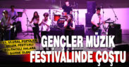 Gençler müzik festivalinde çoştu