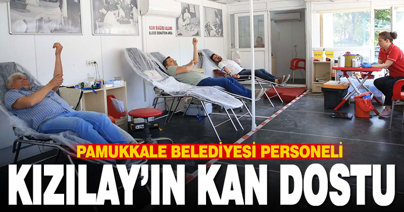 Pamukkale Belediyesi’nin Kızılay’a desteği sürüyor