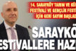 Sarayköy’de festivaller için geri sayım başladı
