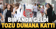 Denizli’de fırtına etkili oldu