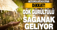 Denizli’de gök gürültülü sağanak bekleniyor