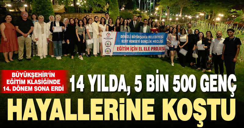 “Eğitim için el ele” Projesi’nde 14. dönem sona erdi