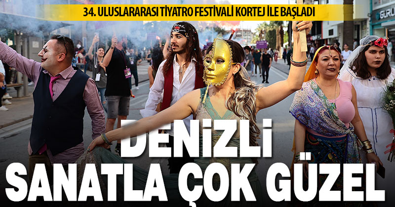 34. Uluslararası Tiyatro Festivali kortej ile başladı