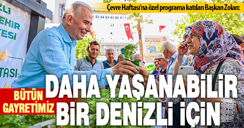 Büyükşehir’den Türkiye Çevre Haftası’na özel program