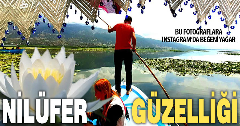 Çivril’deki nilüfer güzelliği büyülüyor